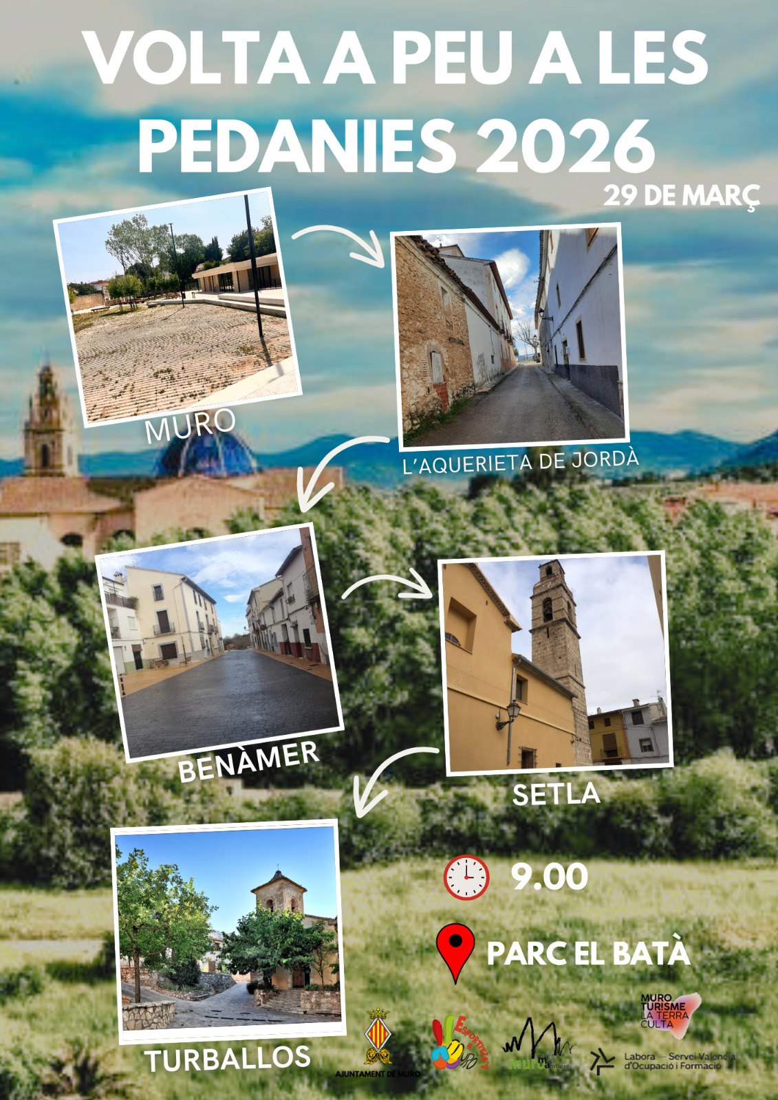 Cartel de la Volta a les Pedanies de Muro