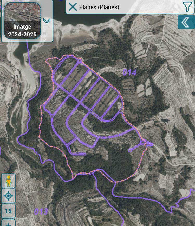 Projecció del projecte amb 300 xalets