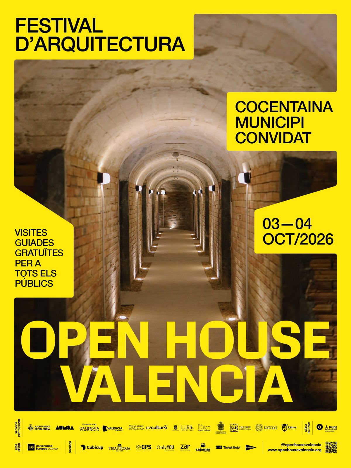 cartell de l'Open House Cocentaina