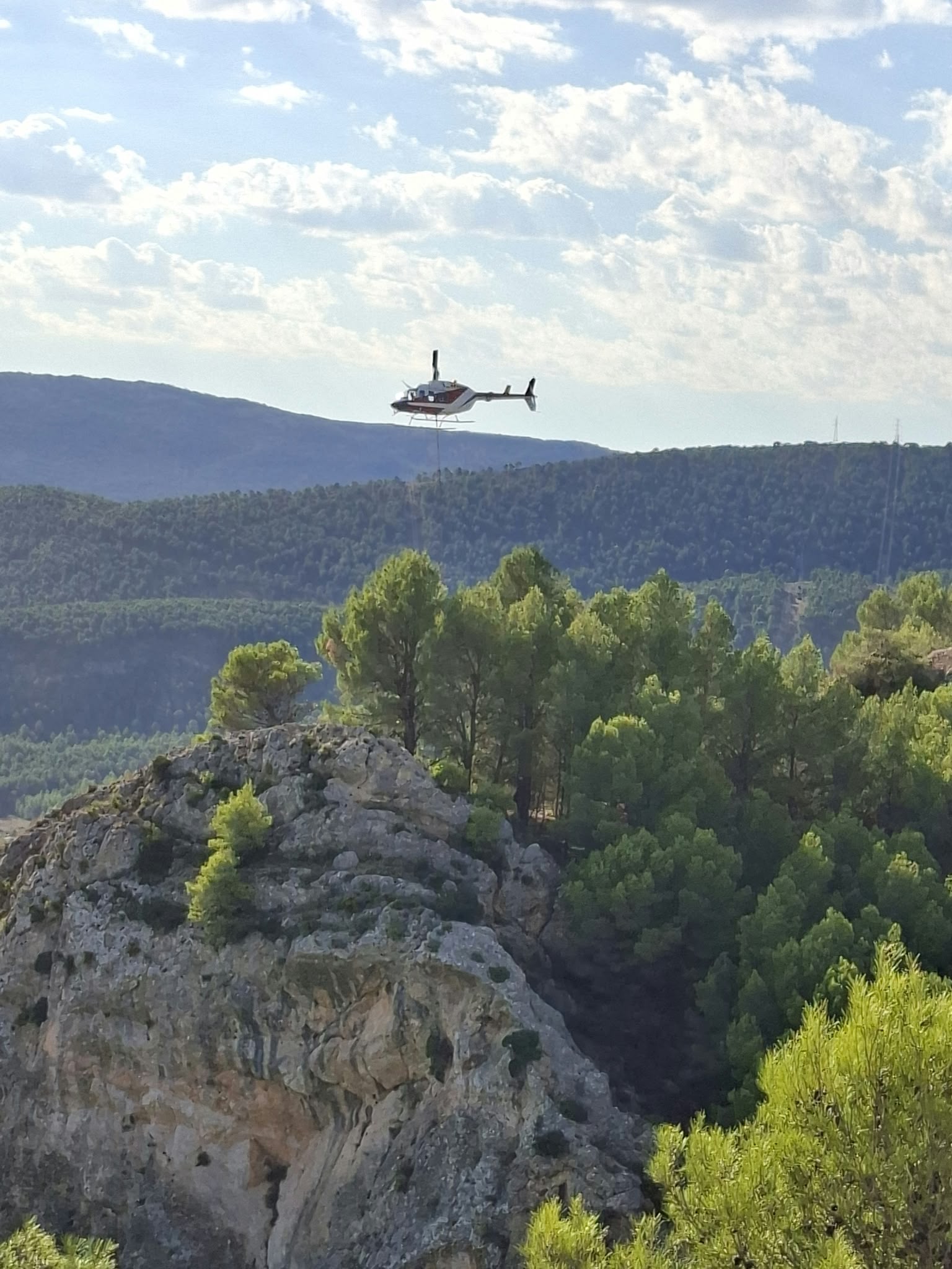 Helicòpter a El Castellar