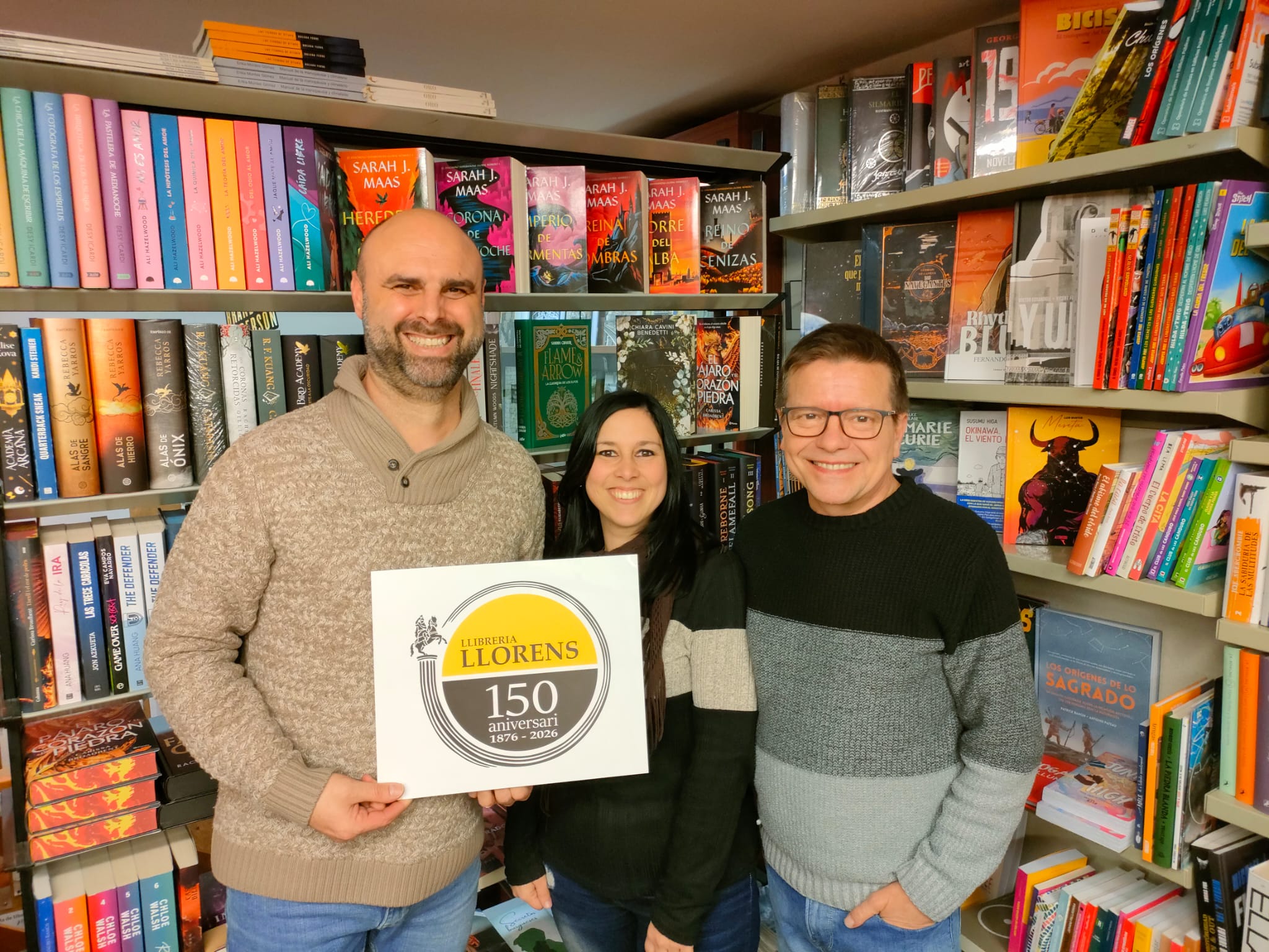 José Ernesto Llorens, Verónica Hurtado i Jaume Marinet.