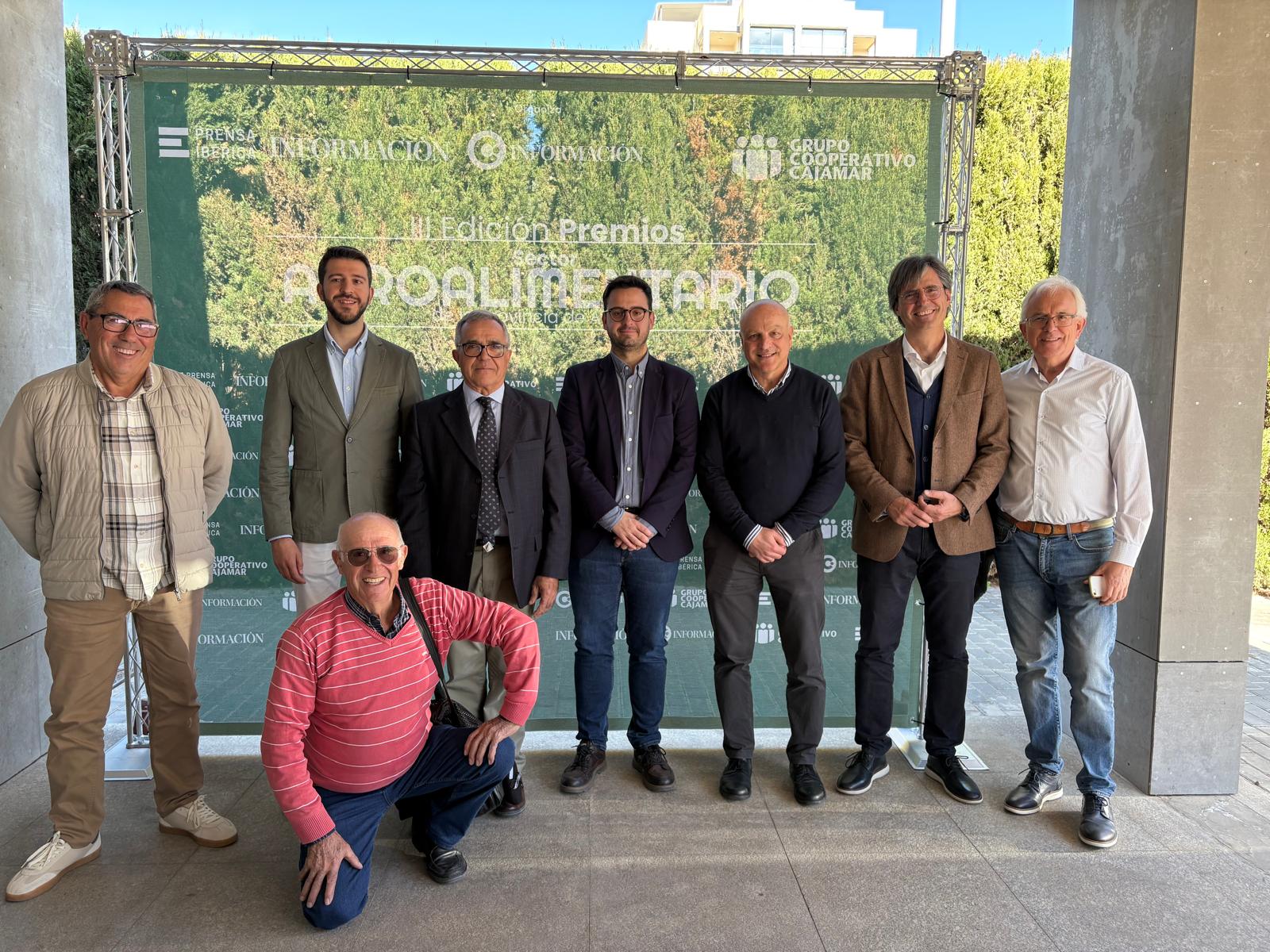 Representants a l'entrega dels premis