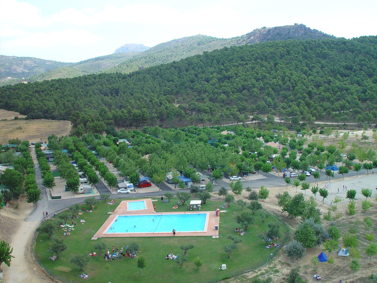 Camping Mariola vist des del cel