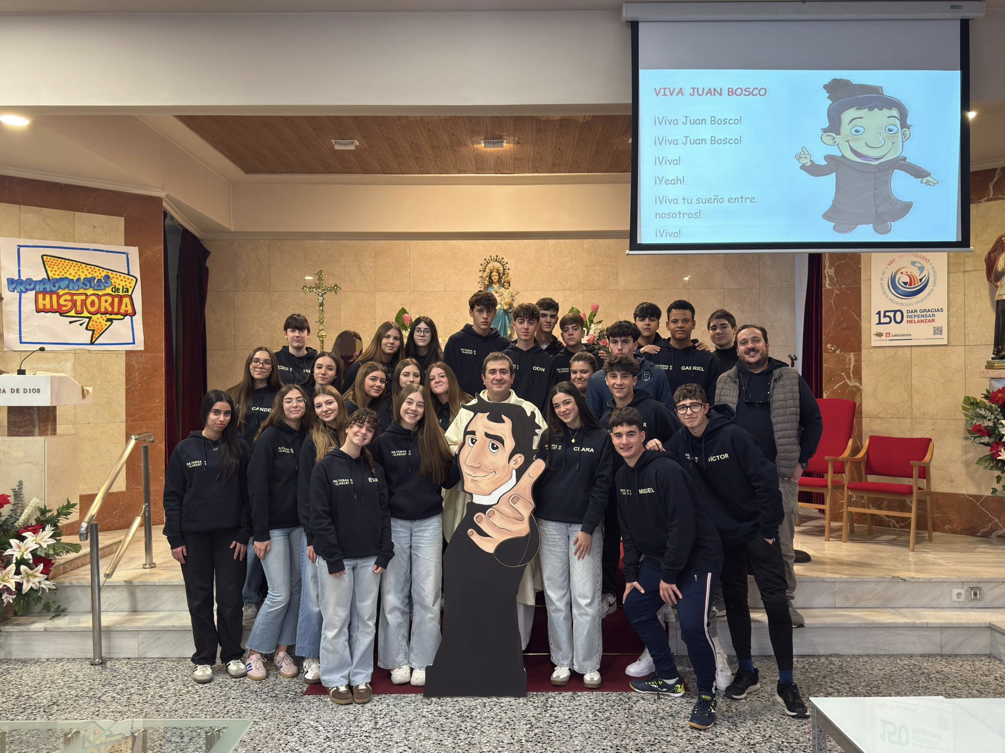 L'alumnat de secundària de Juan XXIII