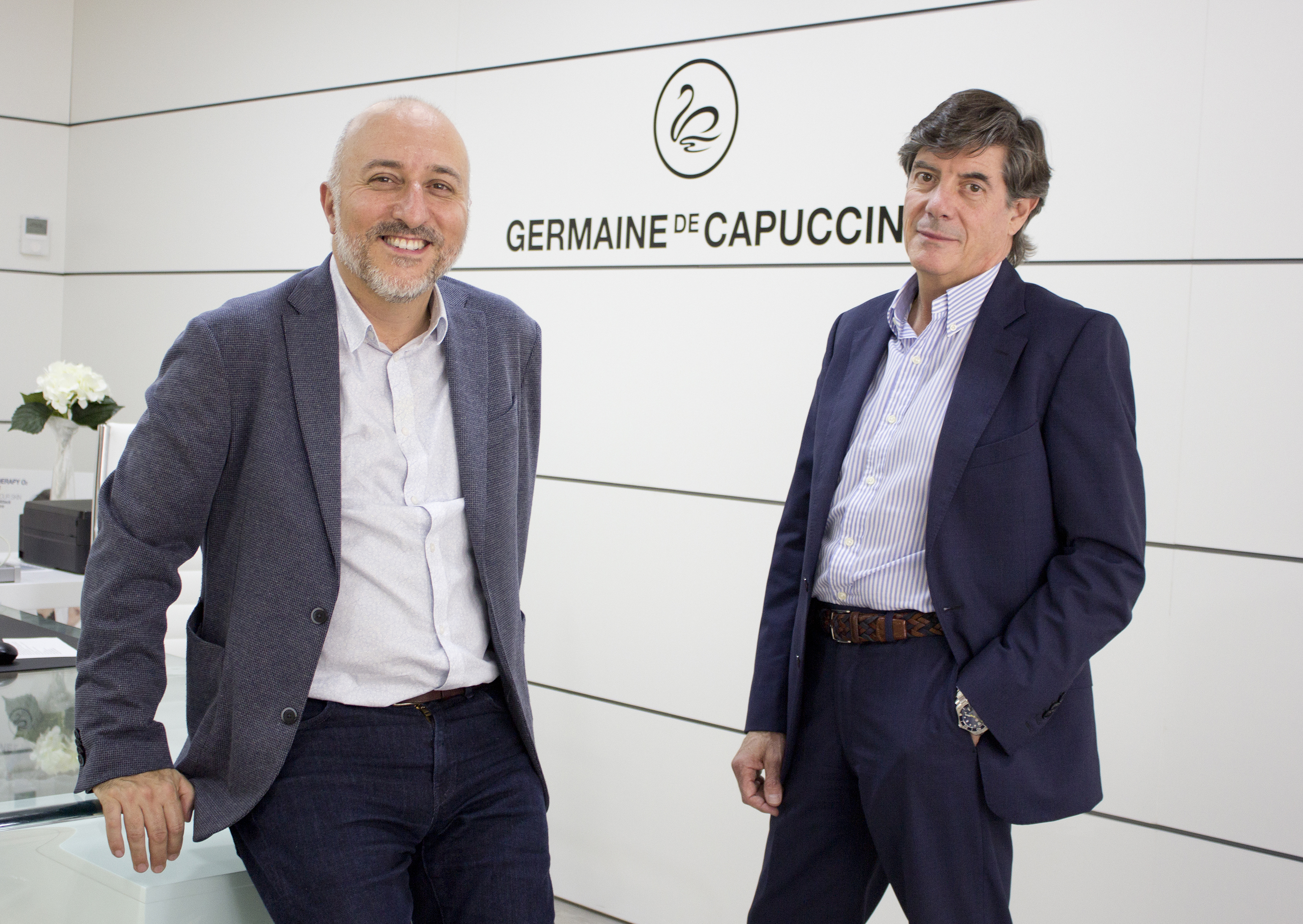 A l'esquerra, Miguel Ángel López, nou Director Adjunt, amb José Giner 