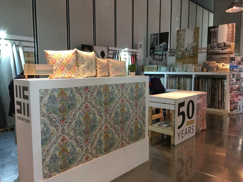 Un dels estands a la Fira de Madrid d'una empresa de les nostres comarques. En concret es tracta de Comersan, que enguany celebra el seu 50 aniversari.