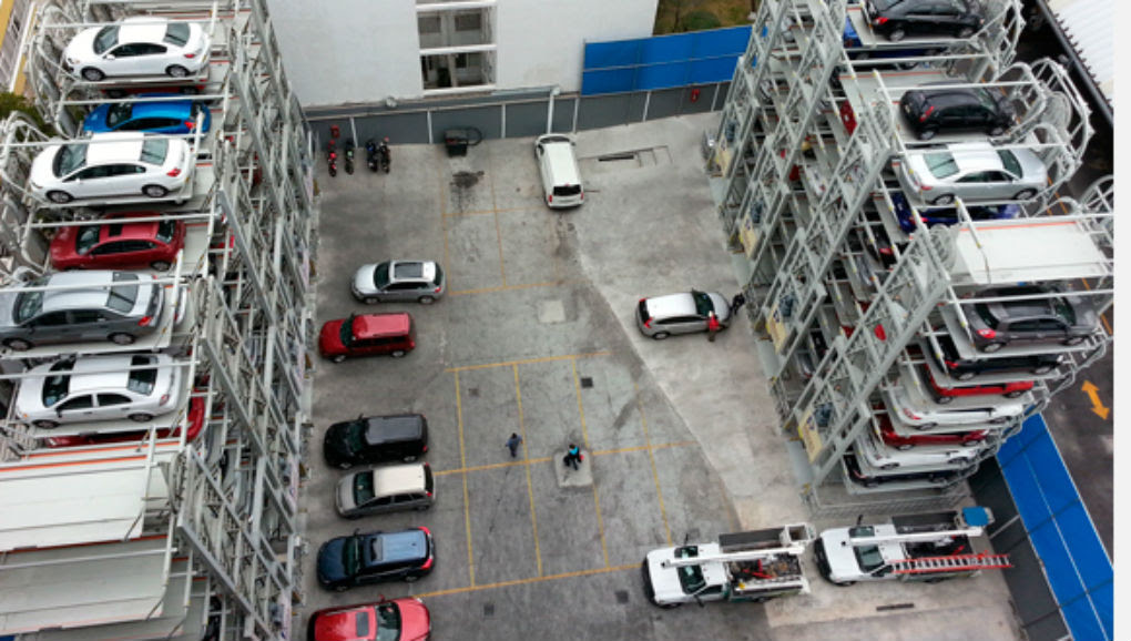 Model d'estacionament vertical