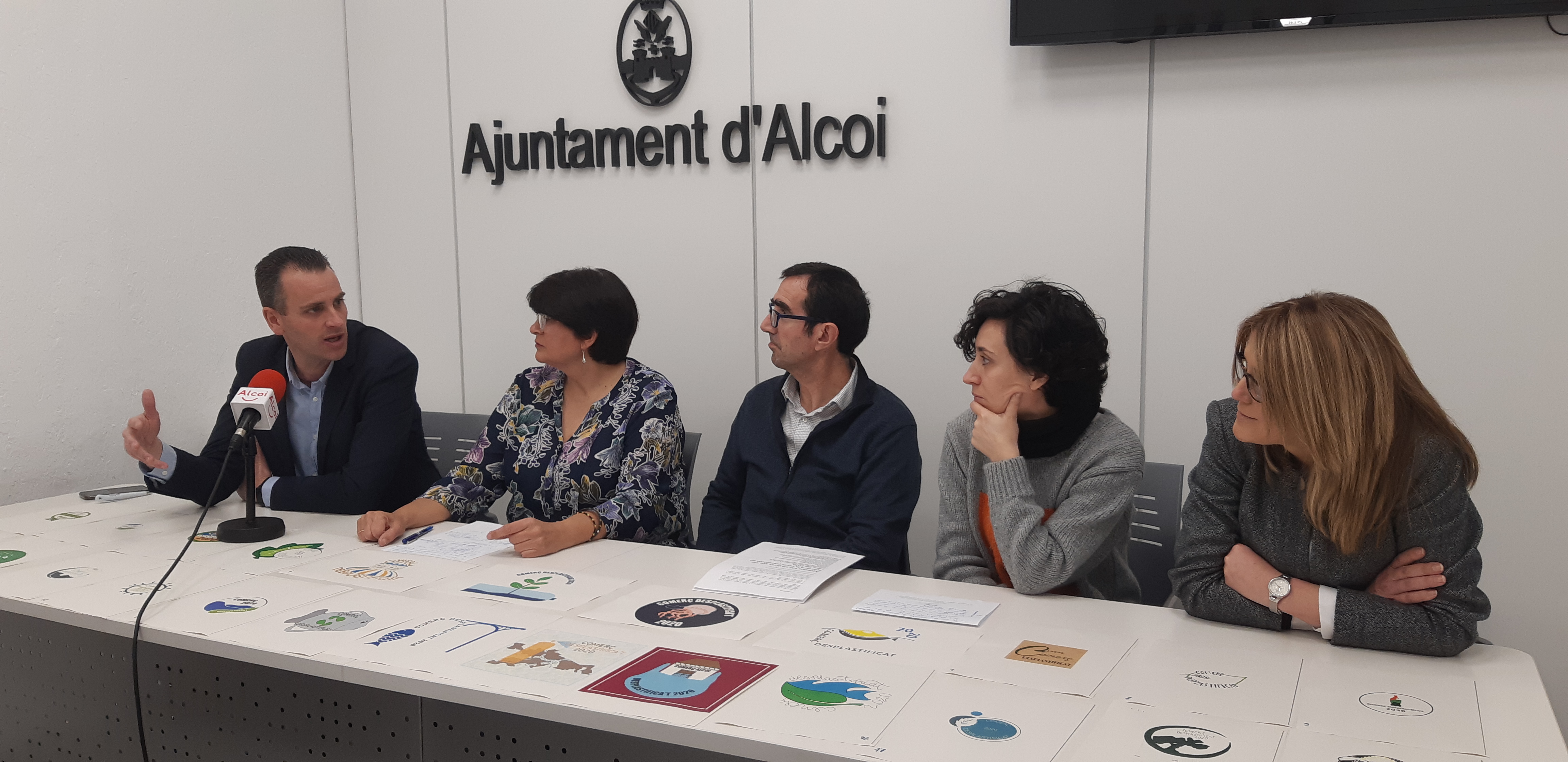 Presentació de la iniciativa a l'Ajuntament d'Alcoi.