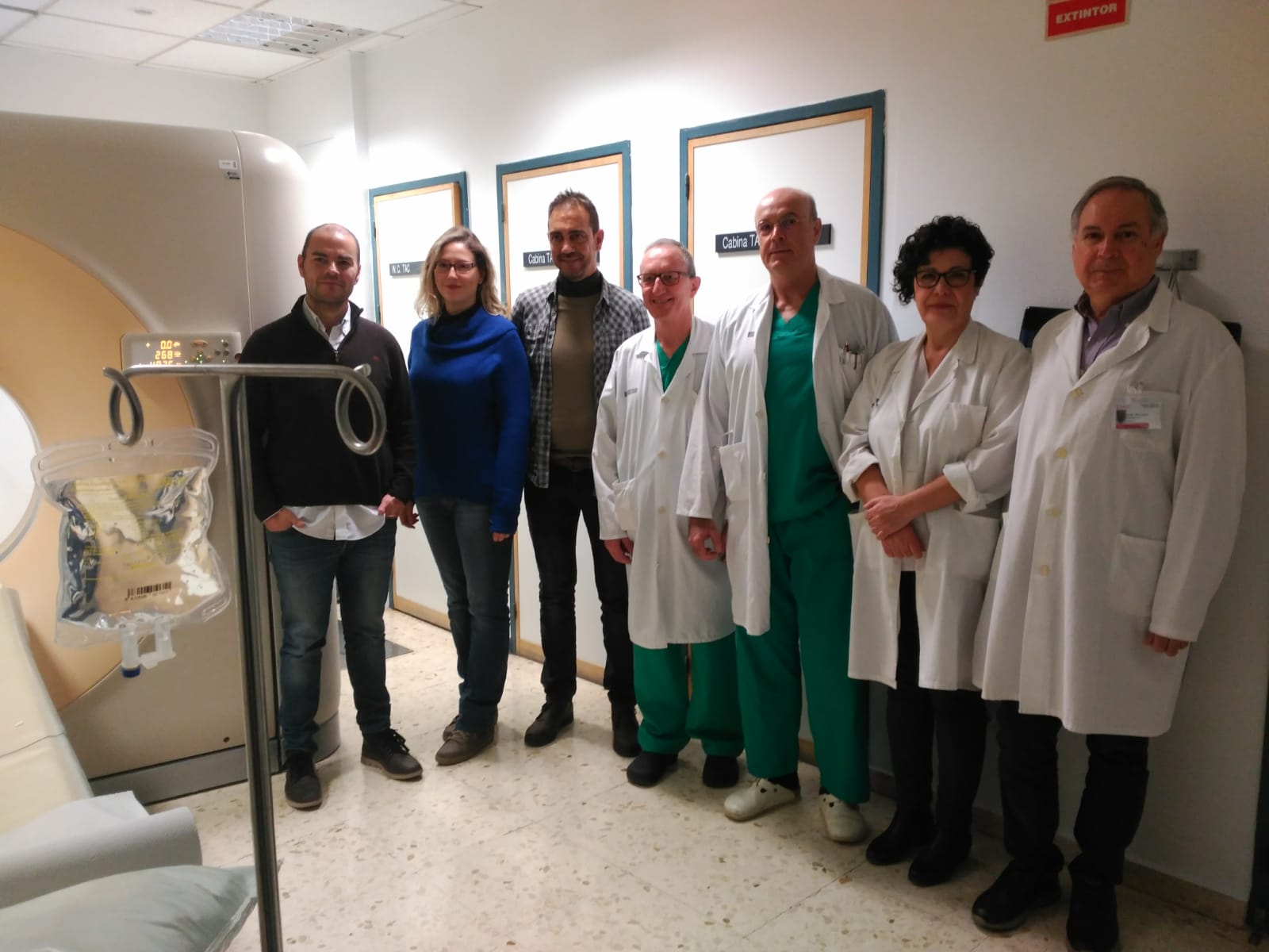Membres de l'Hospital i l'IES Cotes Baixes que formaran part del projecte
