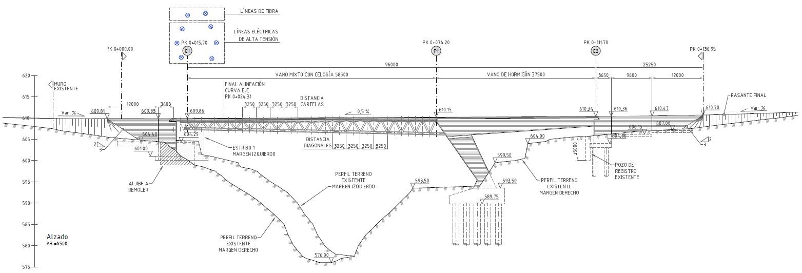 Projecte del pont de Serelles. Font: Ajuntament