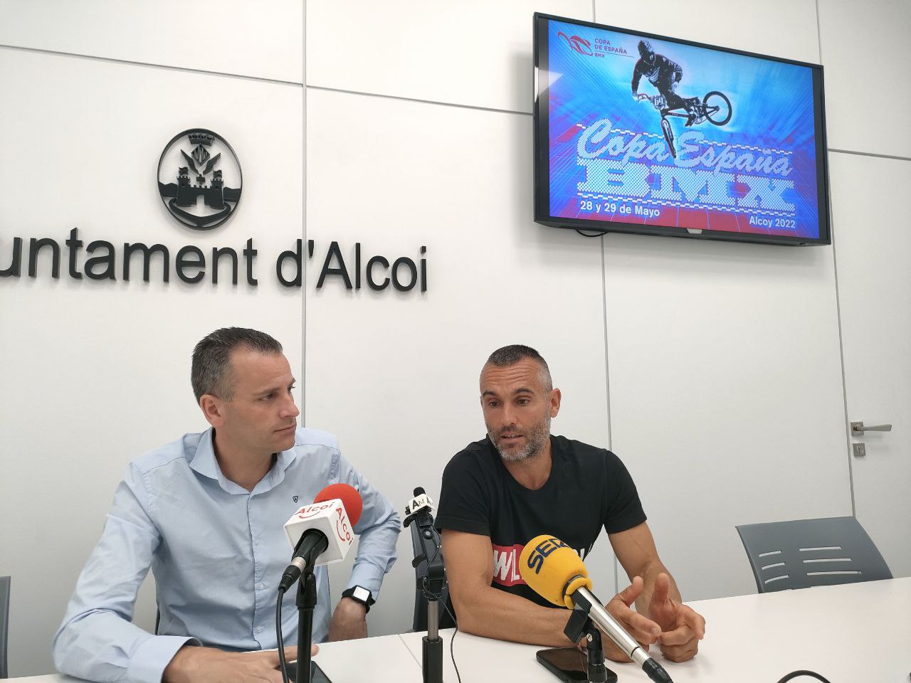 Presentació de la copa BMX a Alcoi.