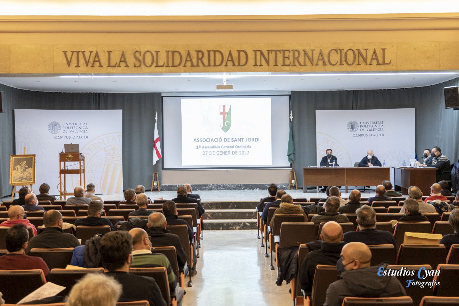 assemblea de l'Associació Sant Jordi celebrada aquest 27 de gener