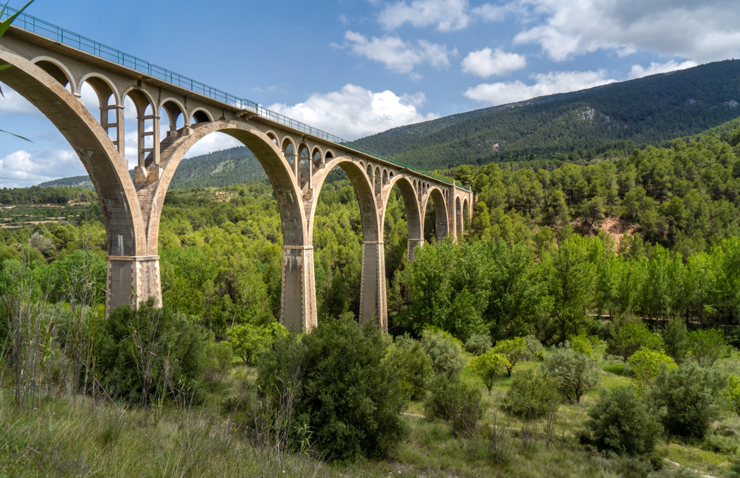 El pont de les 7 llunes d'Alcoi, imatge de la Diputació d'Alacant.