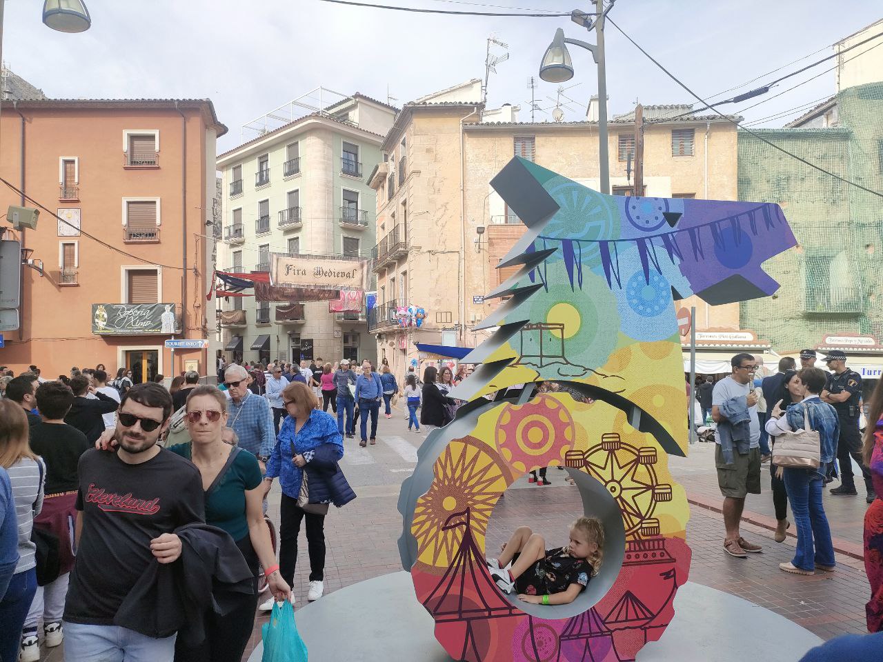 Punt de la Fira que més concentració de visitants ha tingut.