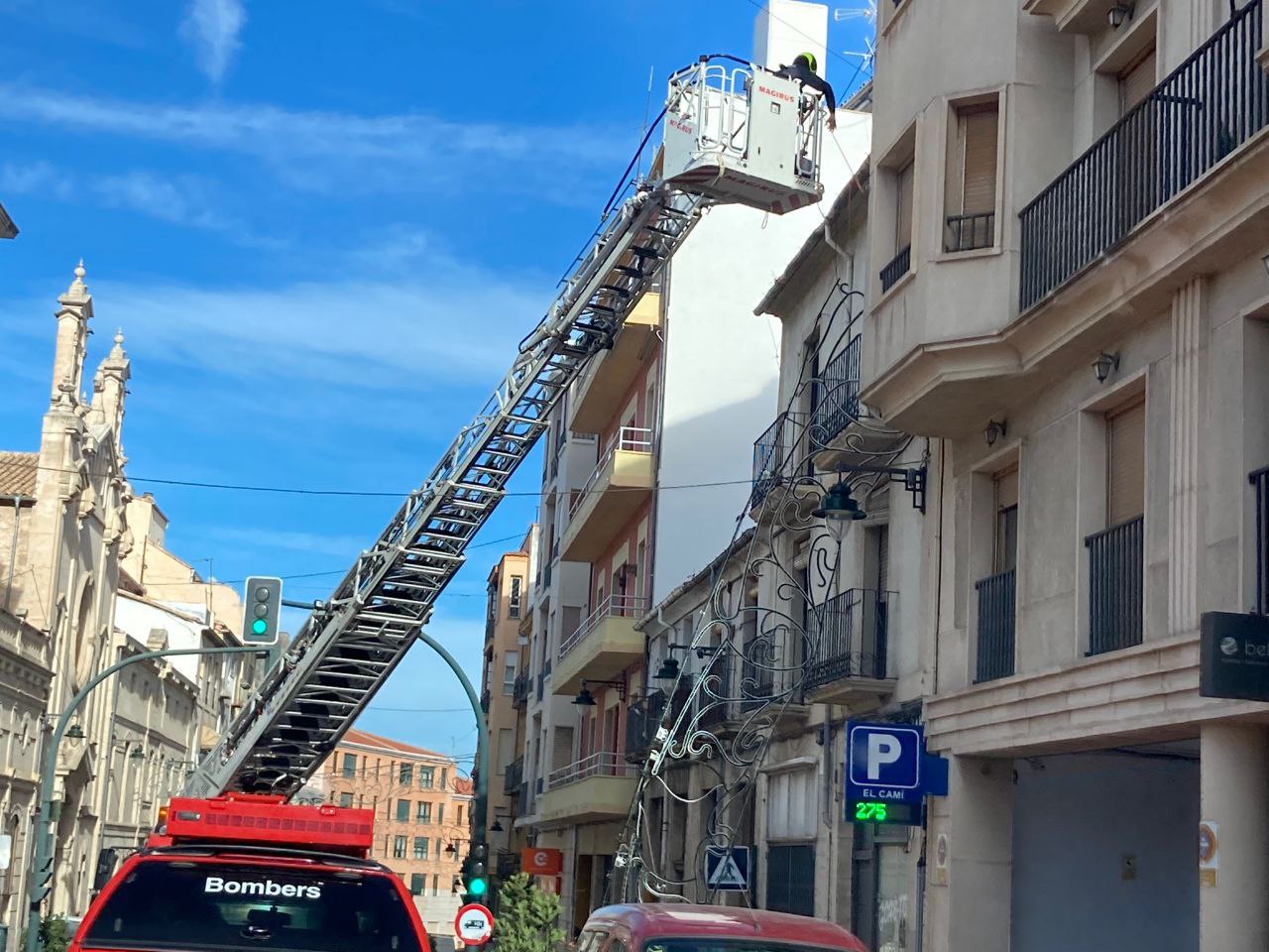 Retirada de l'enllumenat nadalenc