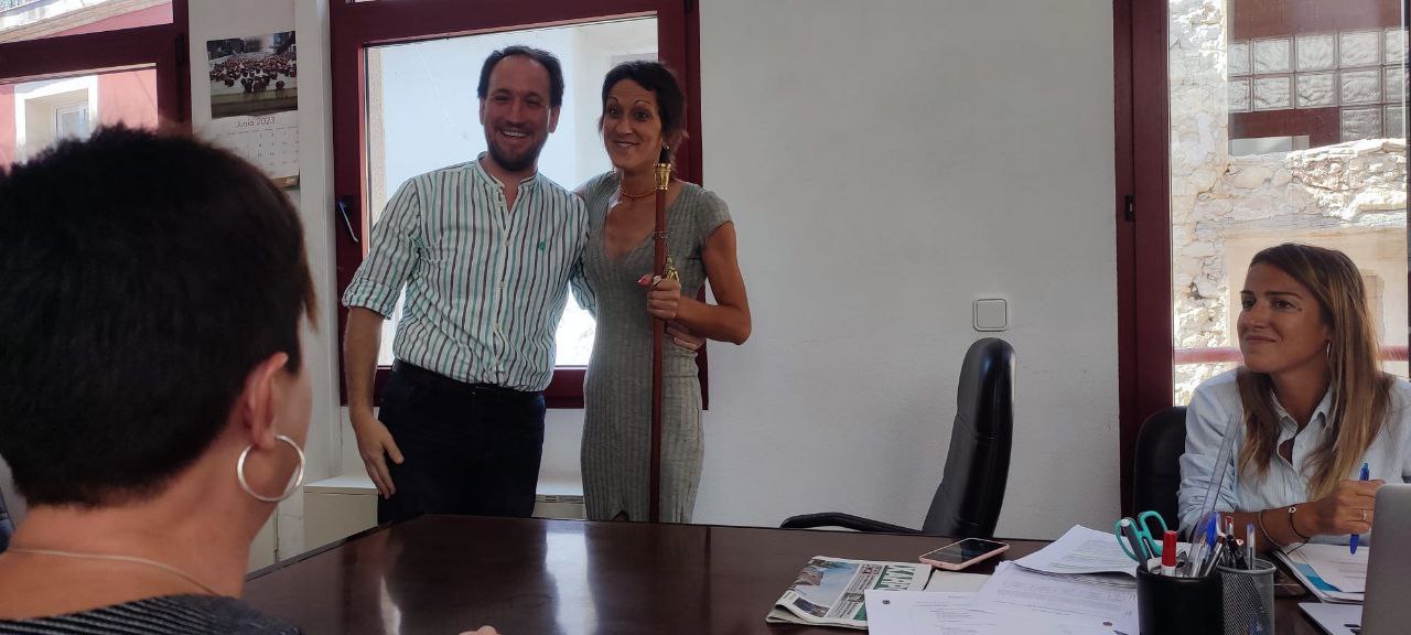 Gema Baldó, acaldessa d'Alcoleja. 