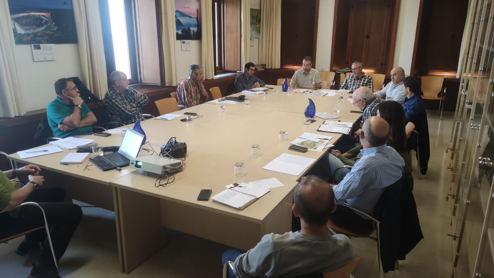 Reunio del Consell de Protecció del parc.