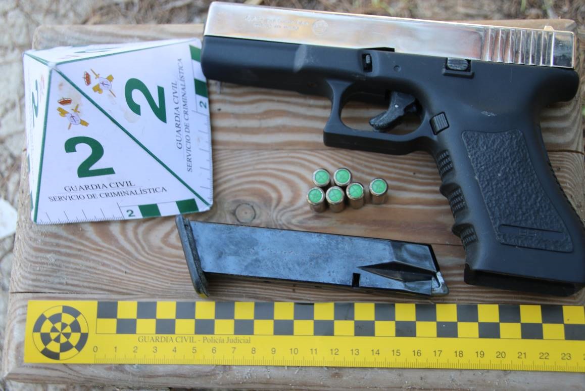 Una de les armes confiscades