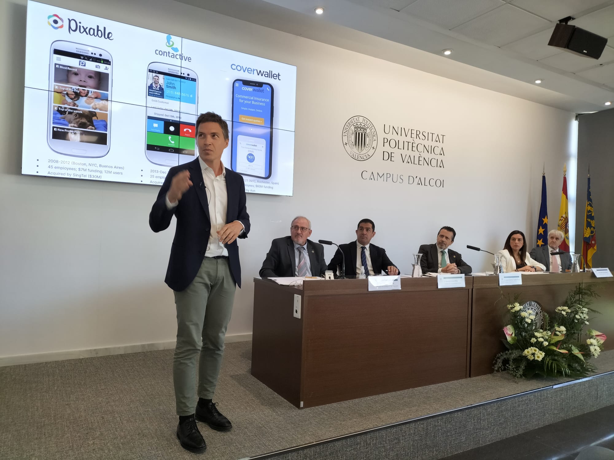 Iñaki Berenguer en la lliçó inaugural.