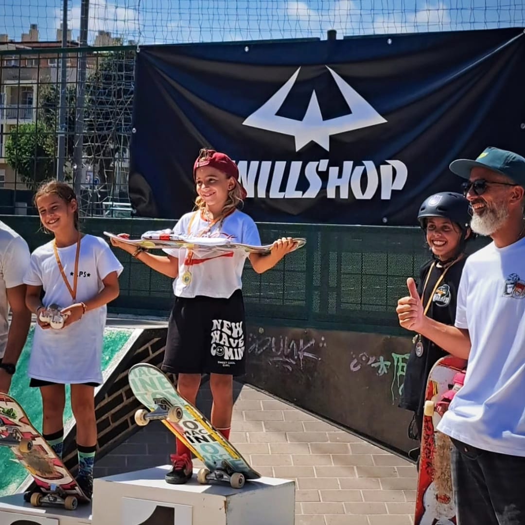 Claudia Pérez, plata en categoría sub12. 