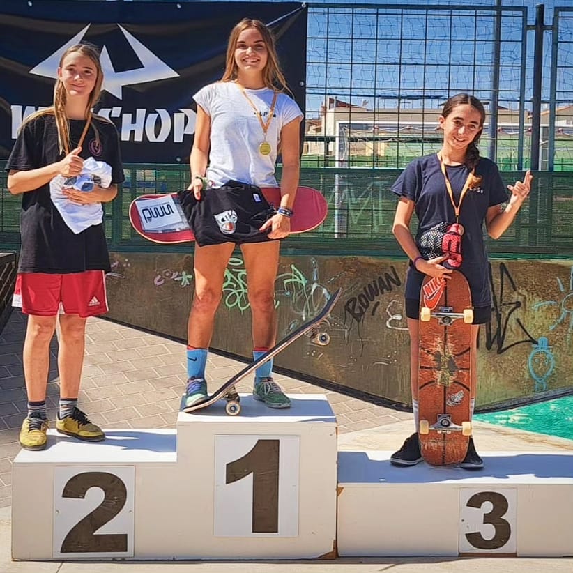 Alejandra Alcaraz, primer lloc en la segona parada lliga, categoría sub 16.