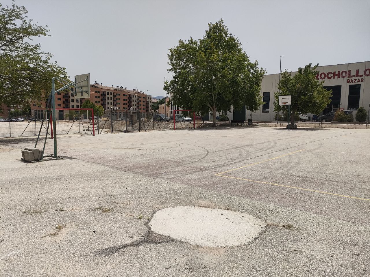 La pista on ara es pot jugar al baló. 