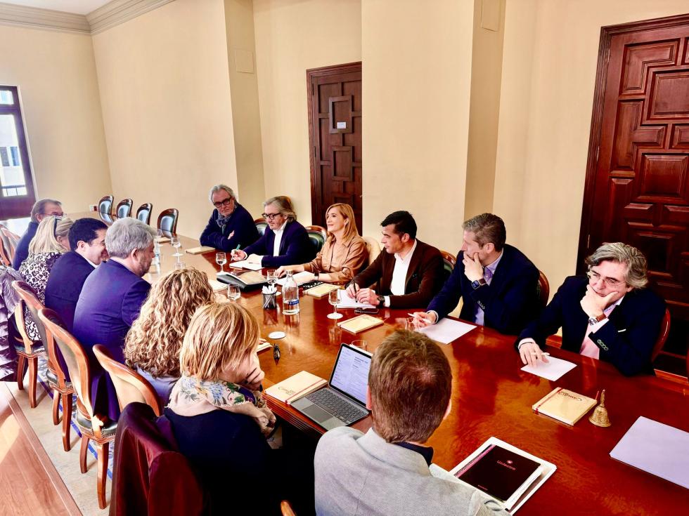 Reunió a la Cambra de Comerç