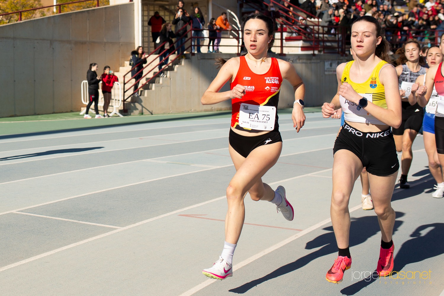 Sara Masanet es va penjar al coll la medalla d'or. 