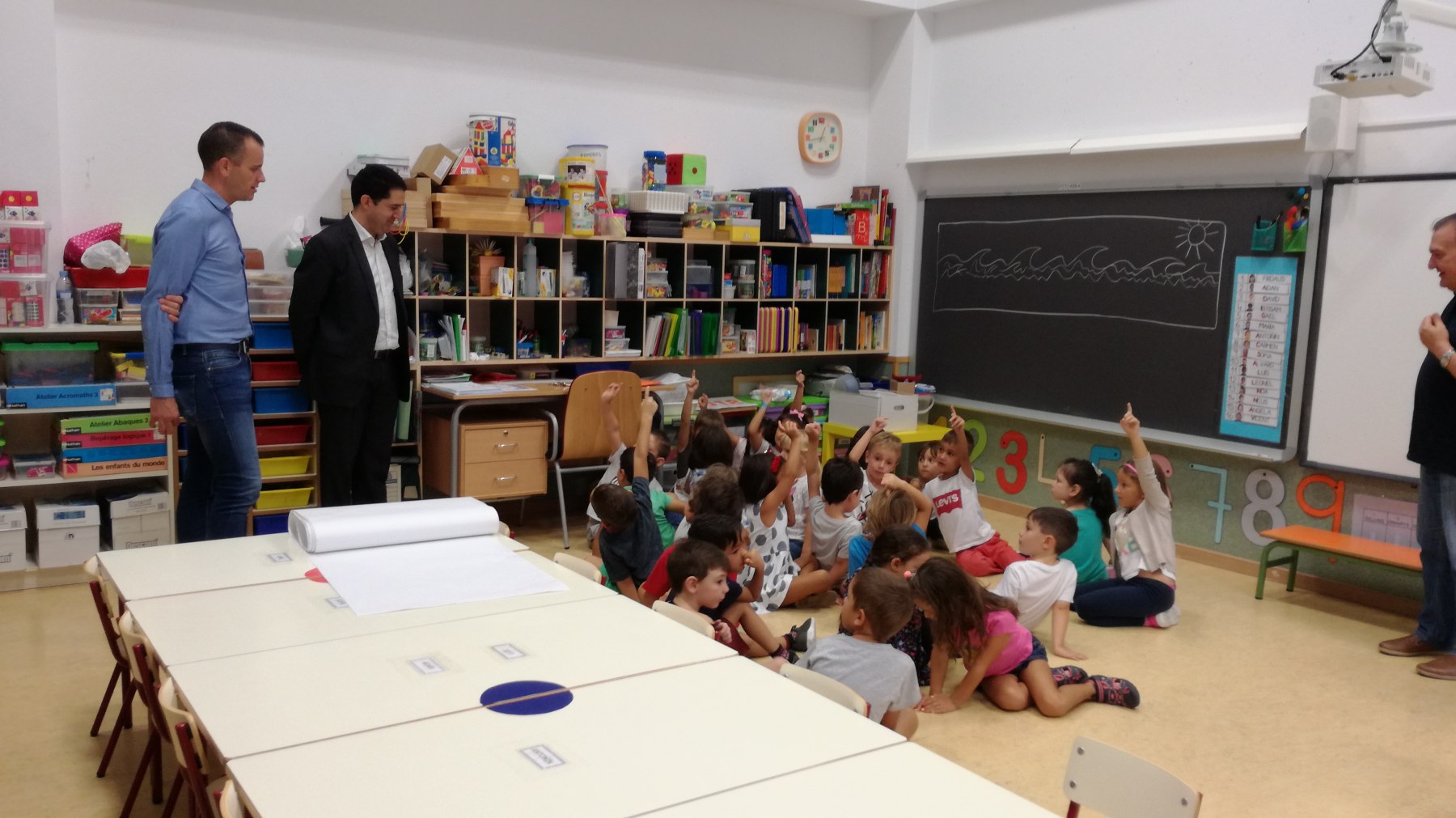 Primer dia de classe al Miguel Hernández. 