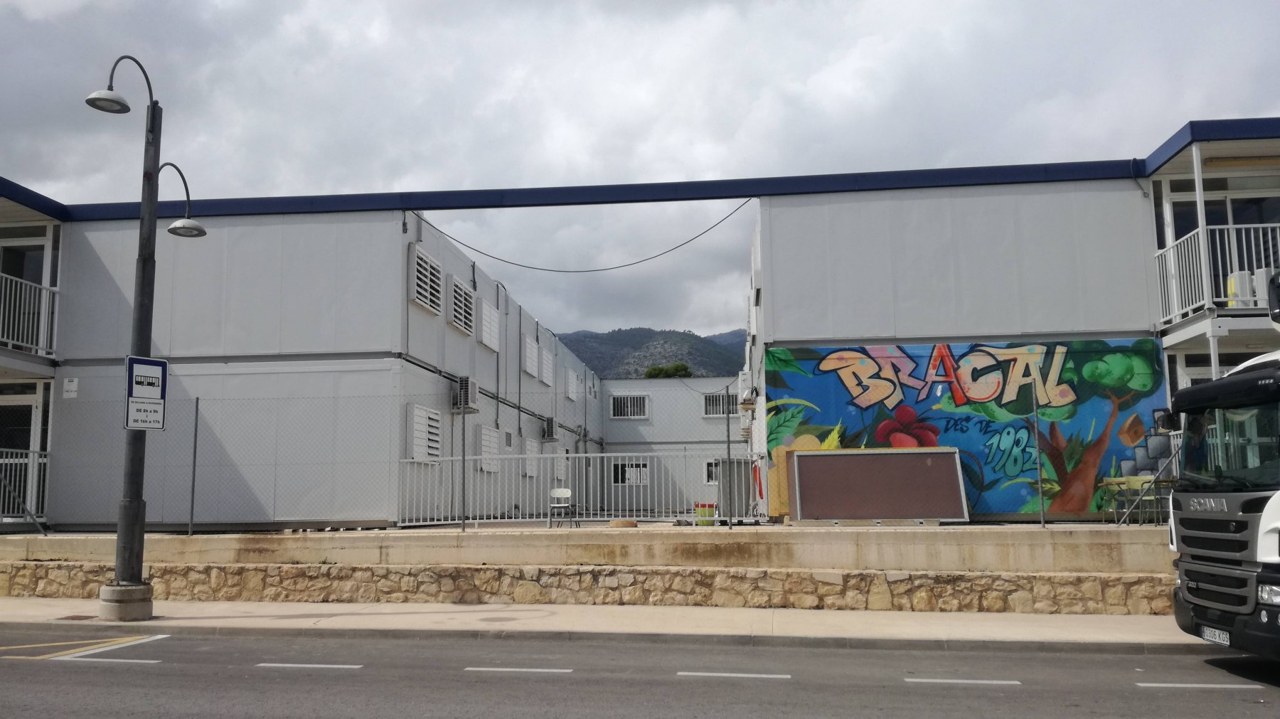 Imatge d'arxiu dels barracons que, després de 14 anys, s'han retirat del solar. 